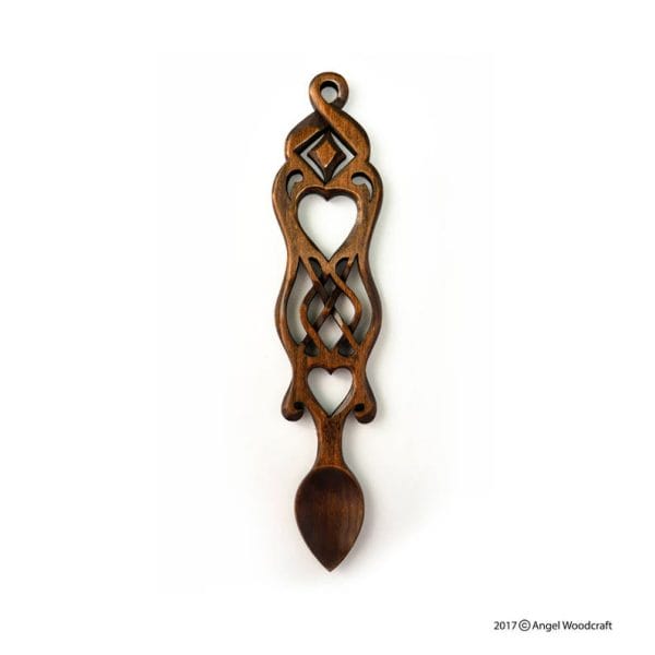 welsh love spoon, love spoon, made in wales, hand carved