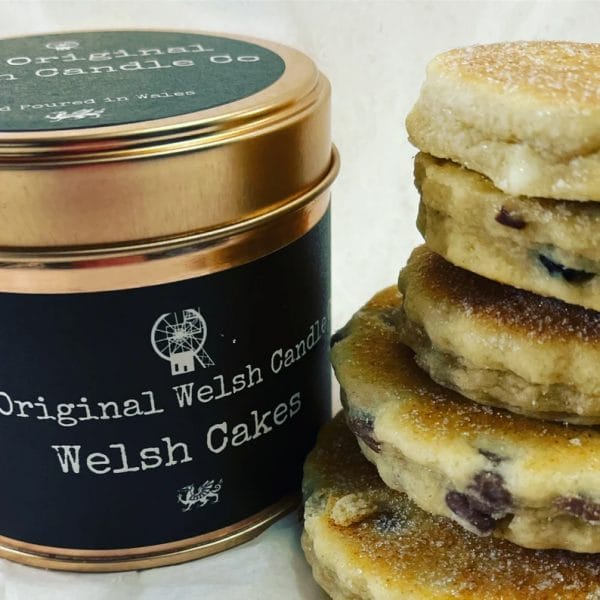 welsh cakes, candle, made in wales, welsh